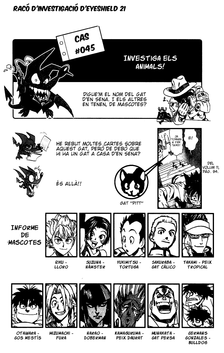 Read Eyeshield 21 CAT Manga Online