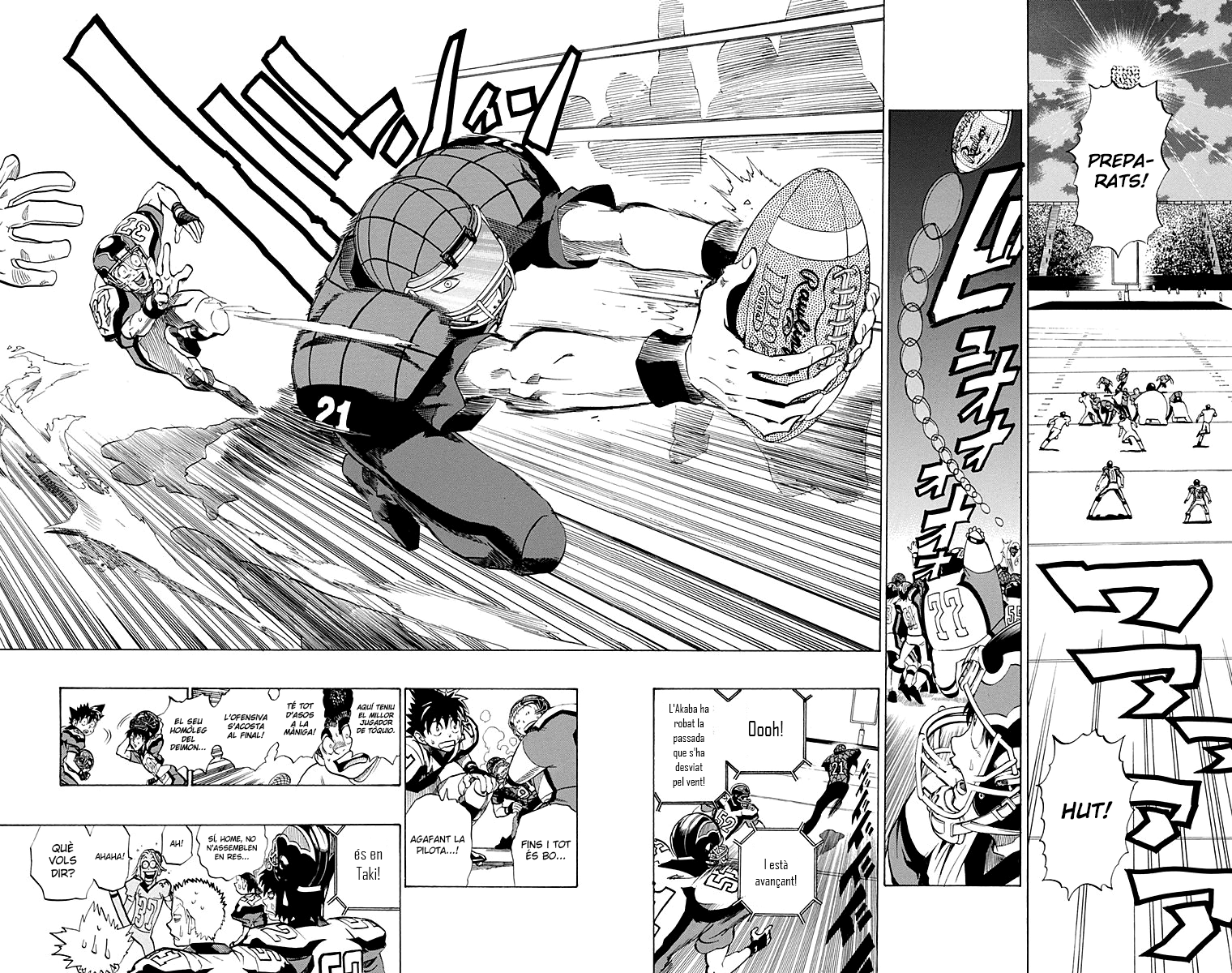 Read Eyeshield 21 CAT Manga Online