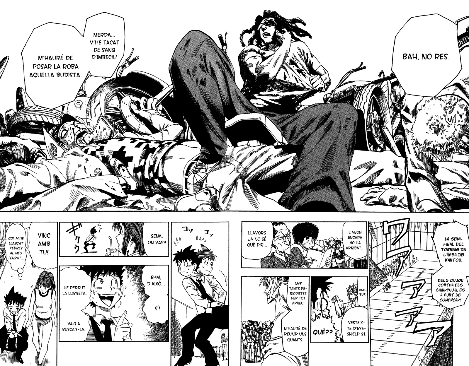 Read Eyeshield 21 CAT Manga Online