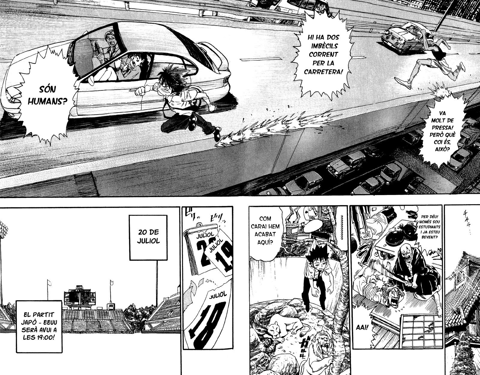 Read Eyeshield 21 CAT Manga Online