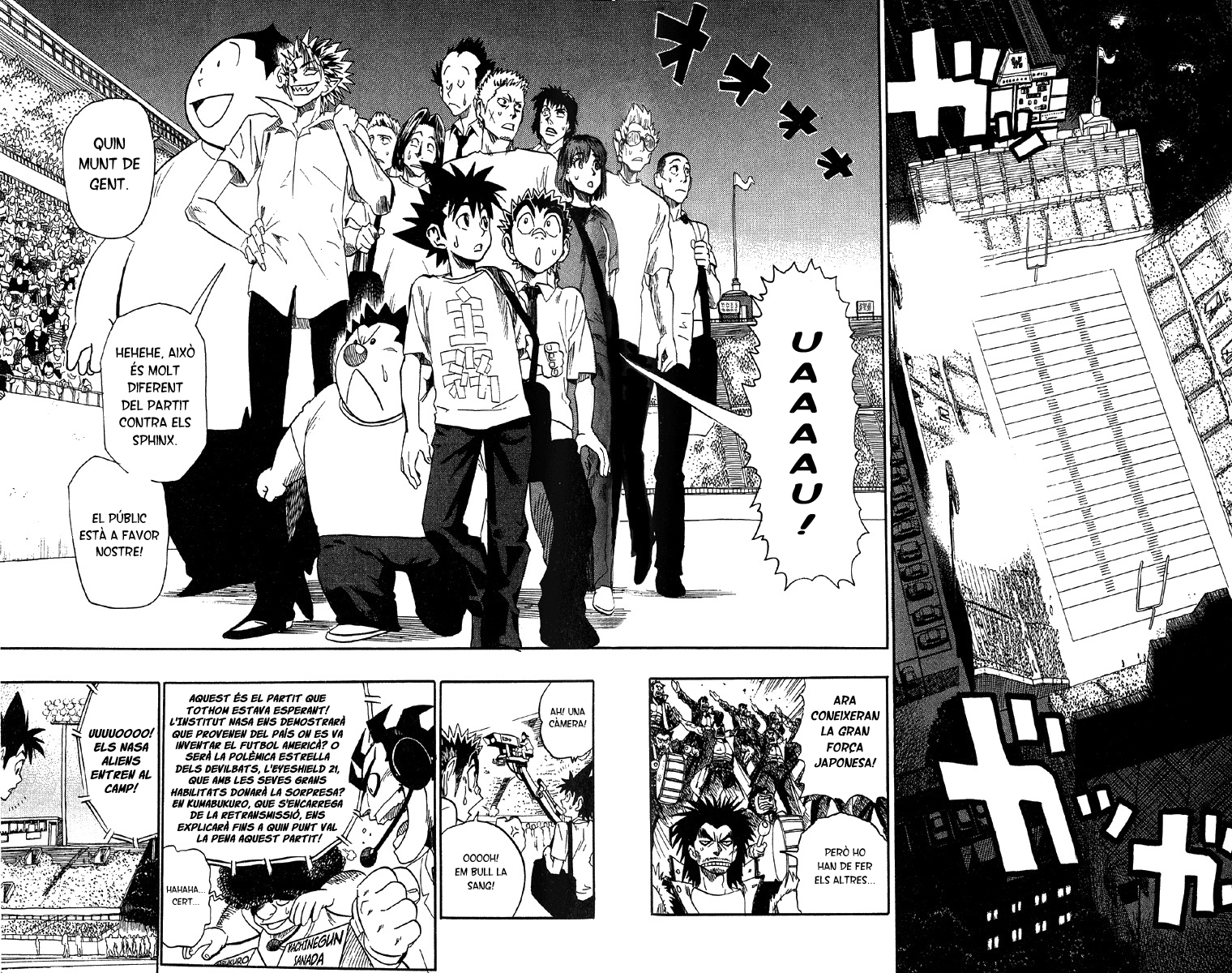 Read Eyeshield 21 CAT Manga Online