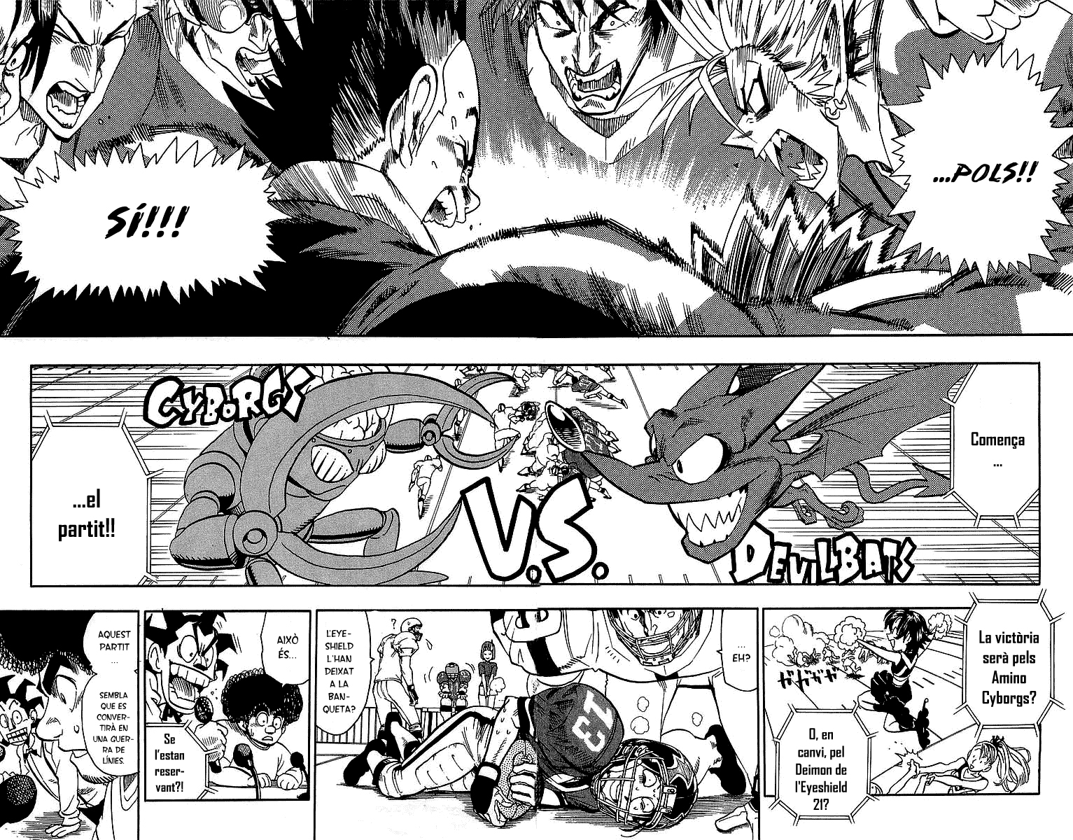 Read Eyeshield 21 CAT Manga Online
