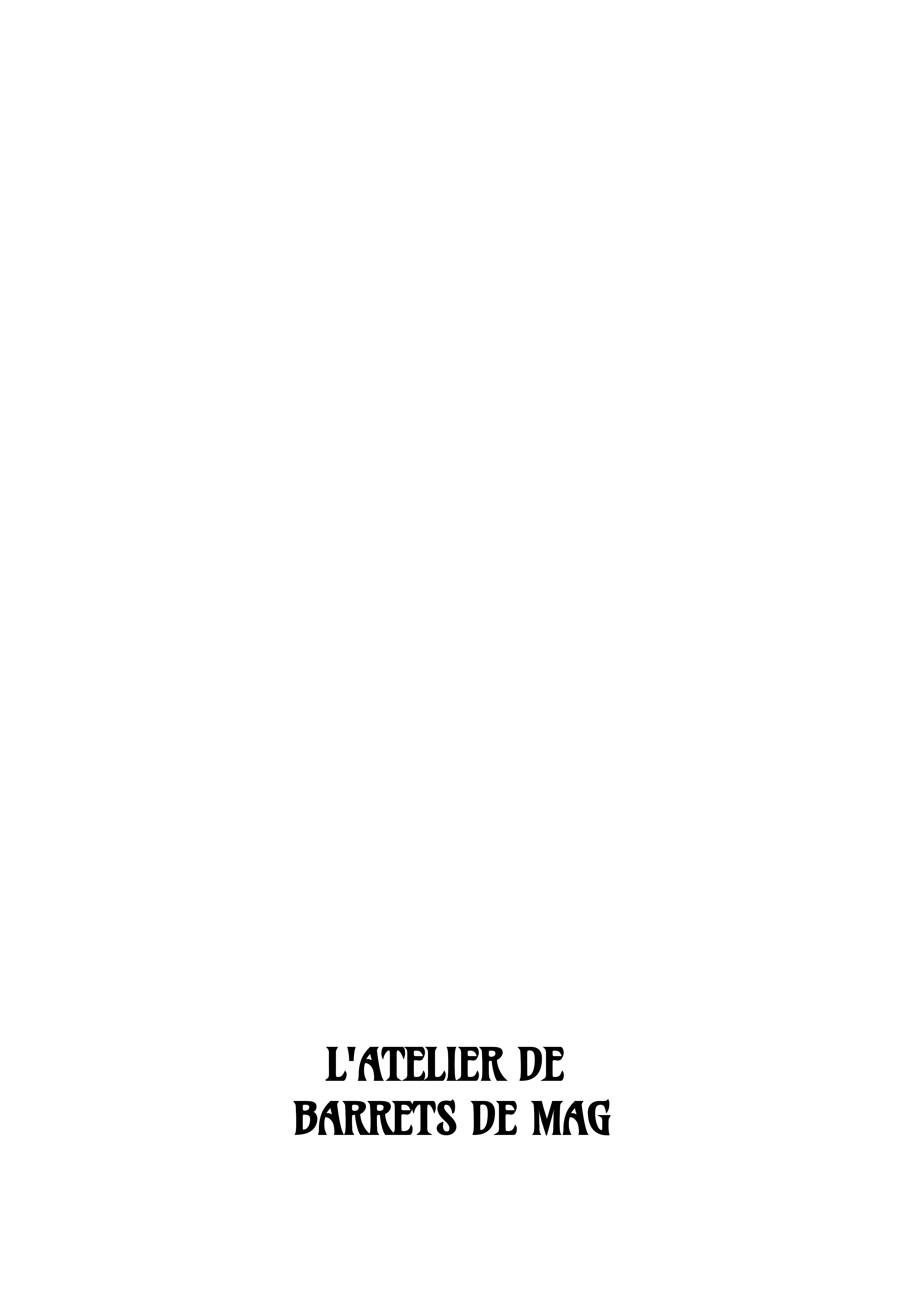 Read L'Atelier de Barrets de Mag CAT Manga Online