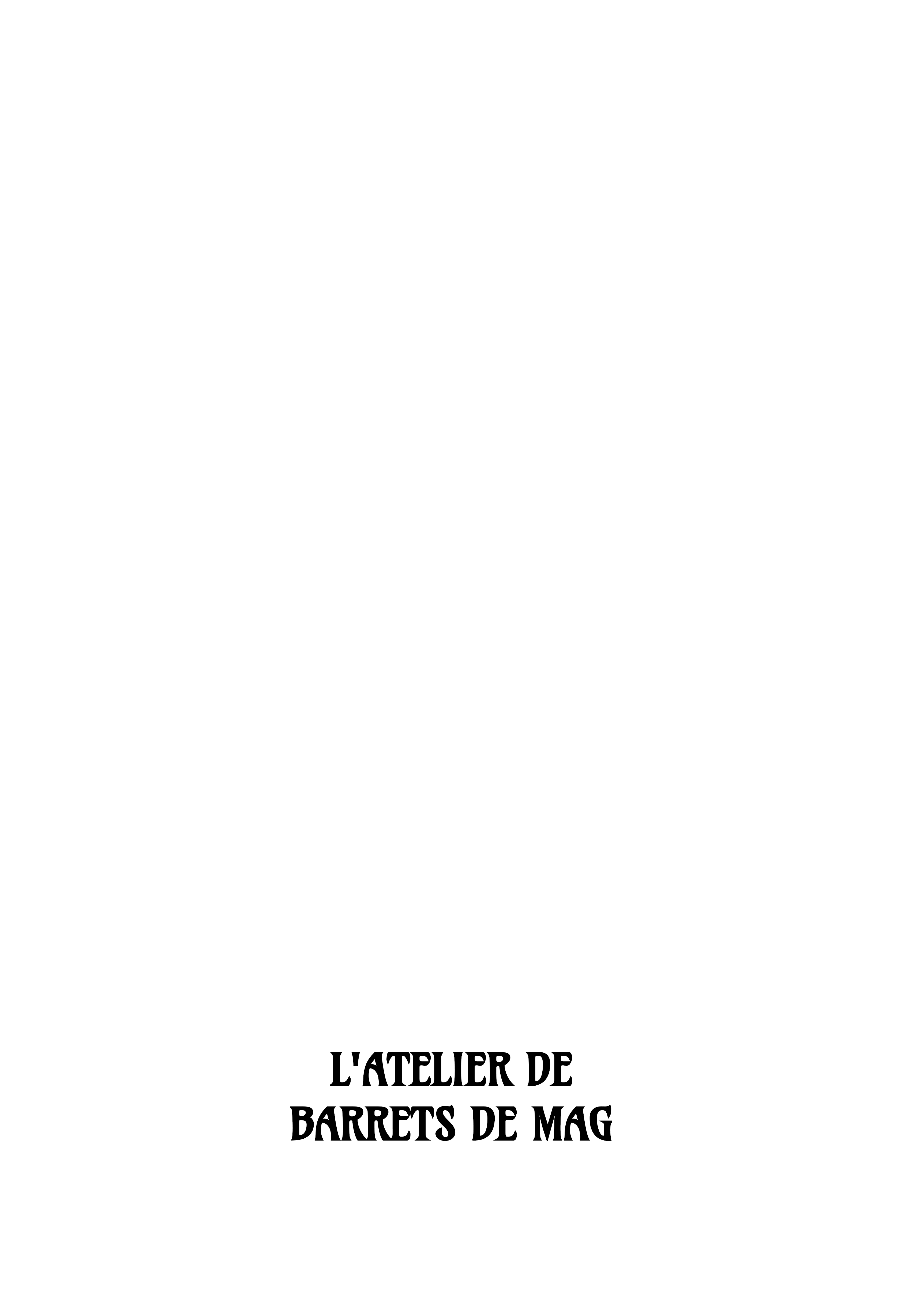 Read L'Atelier de Barrets de Mag CAT Manga Online