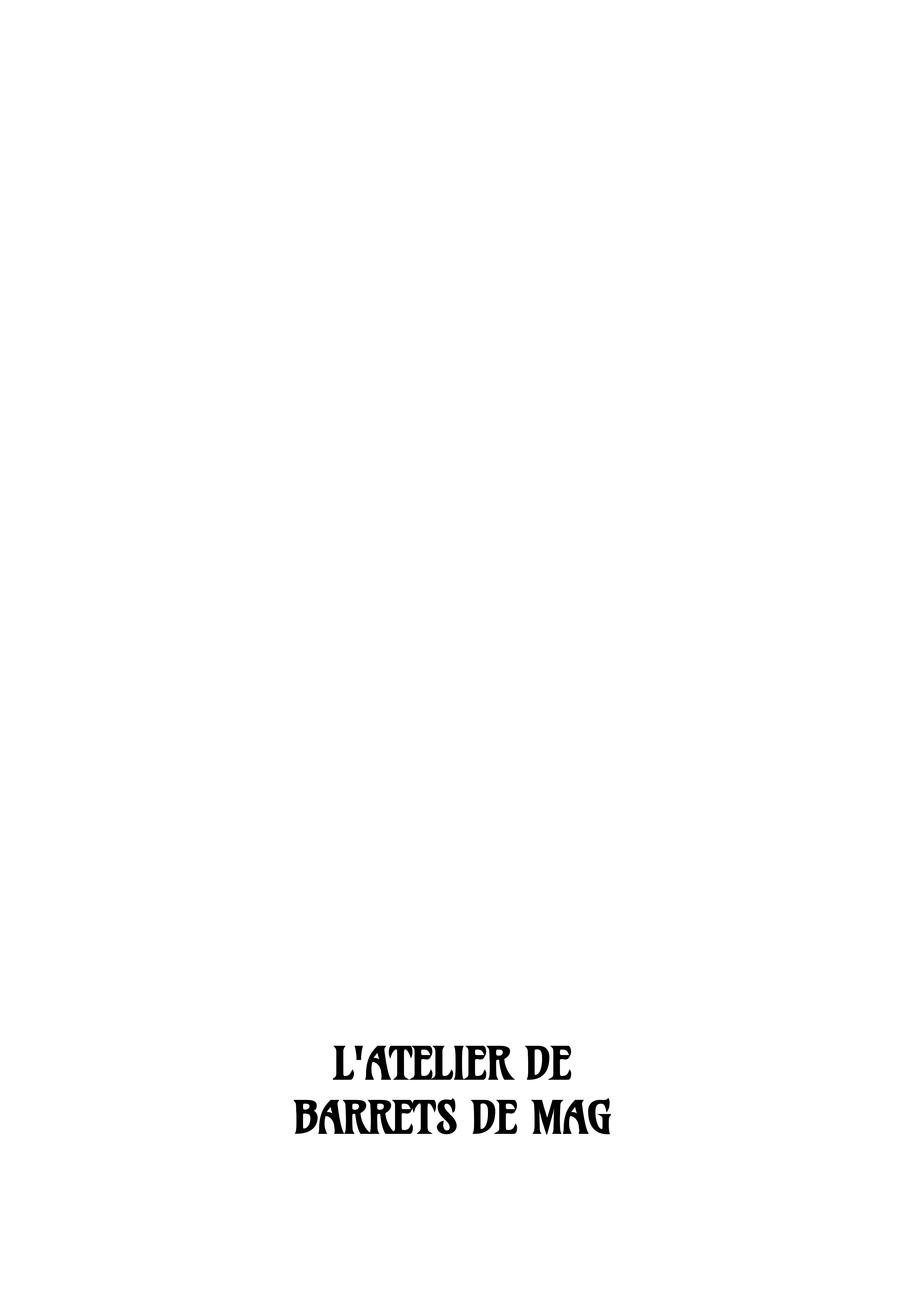 Read L'Atelier de Barrets de Mag CAT Manga Online