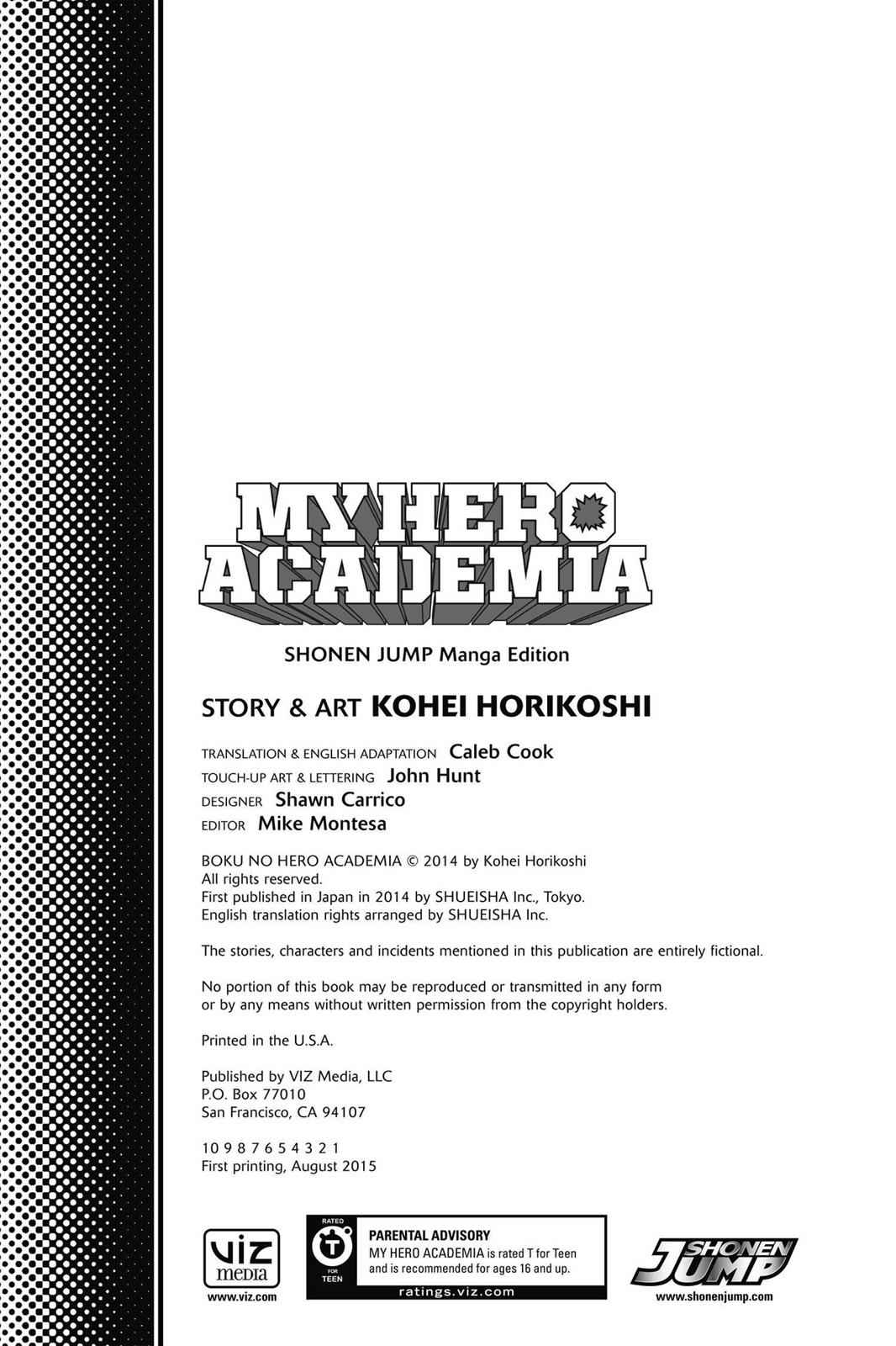 Read Boku no Hero Academia Manga Online