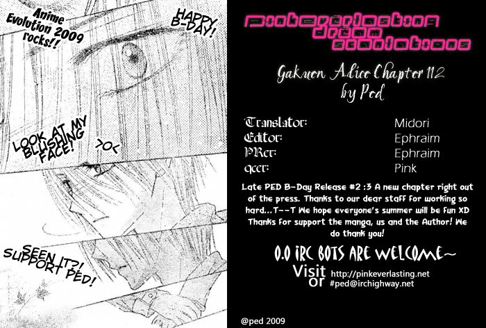 Read Gakuen Alice Manga Online