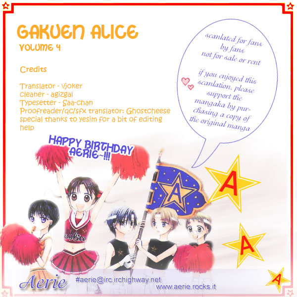 Read Gakuen Alice Manga Online