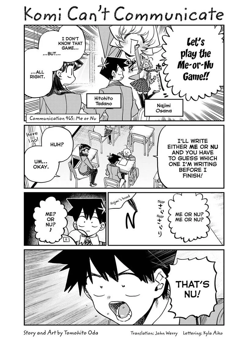 Read Komi-San Wa Komyushou Desu Manga Online
