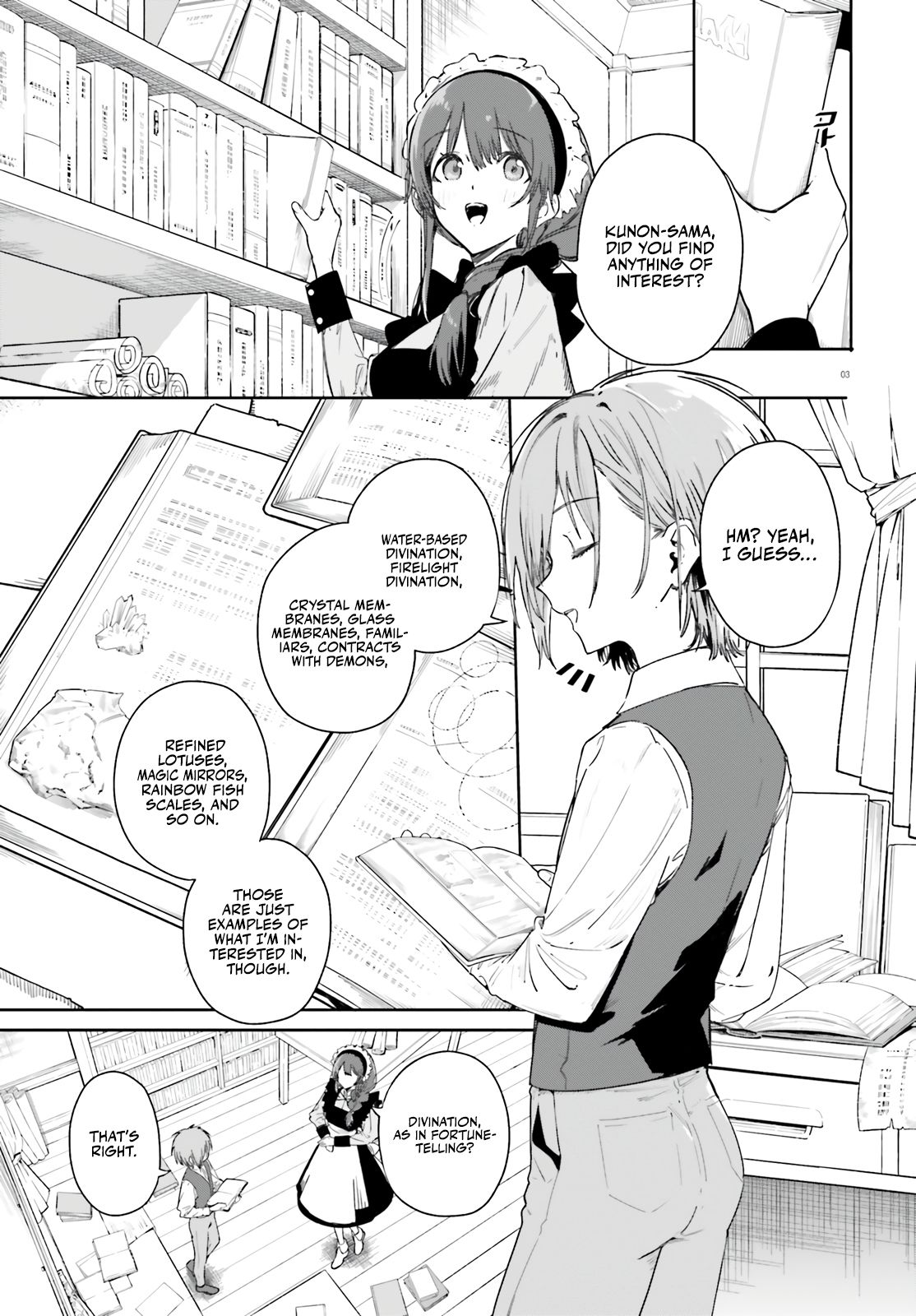 Read Kunon the Sorcerer Can See Manga Online