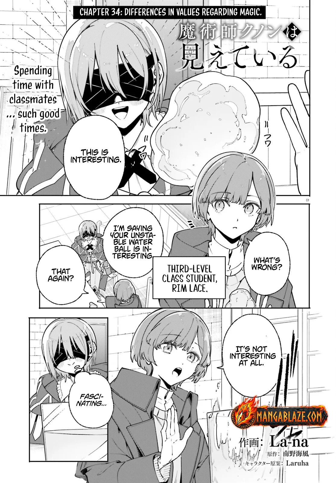 Read Kunon the Sorcerer Can See Manga Online