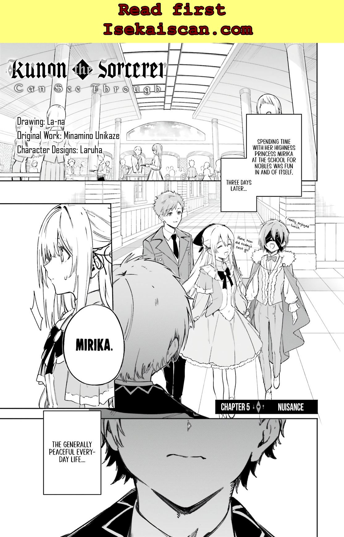 Read Kunon the Sorcerer Can See Manga Online