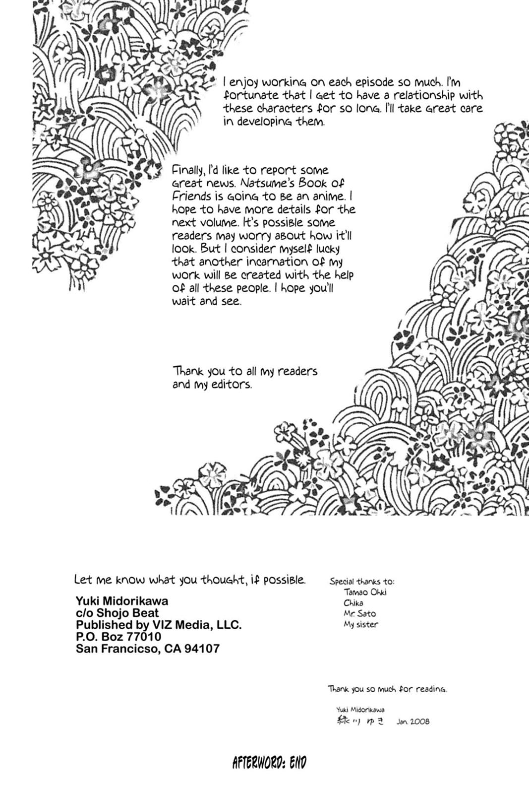 Read Natsume's Book of Friends Manga Online