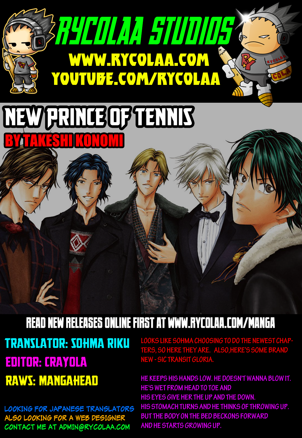 Read New Prince of Tennis Manga Online