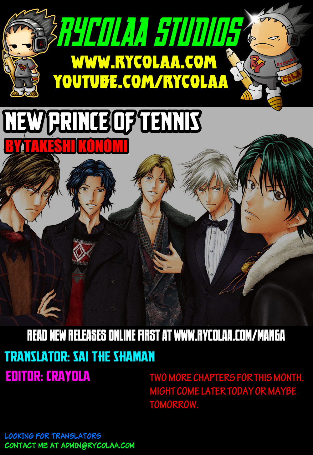 Read New Prince of Tennis Manga Online