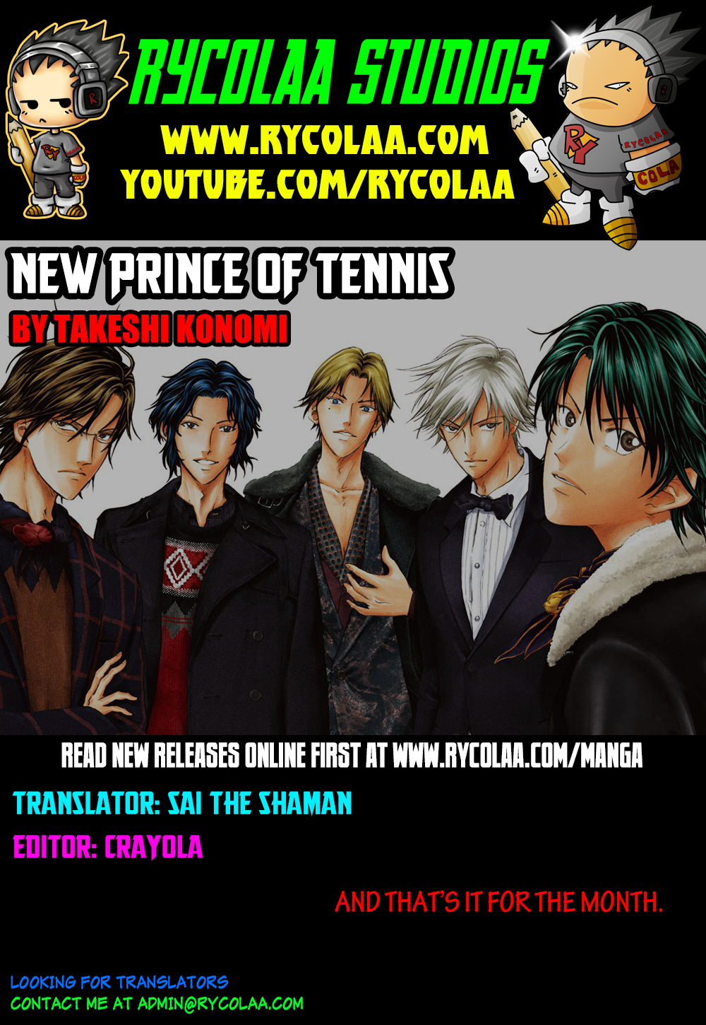 Read New Prince of Tennis Manga Online