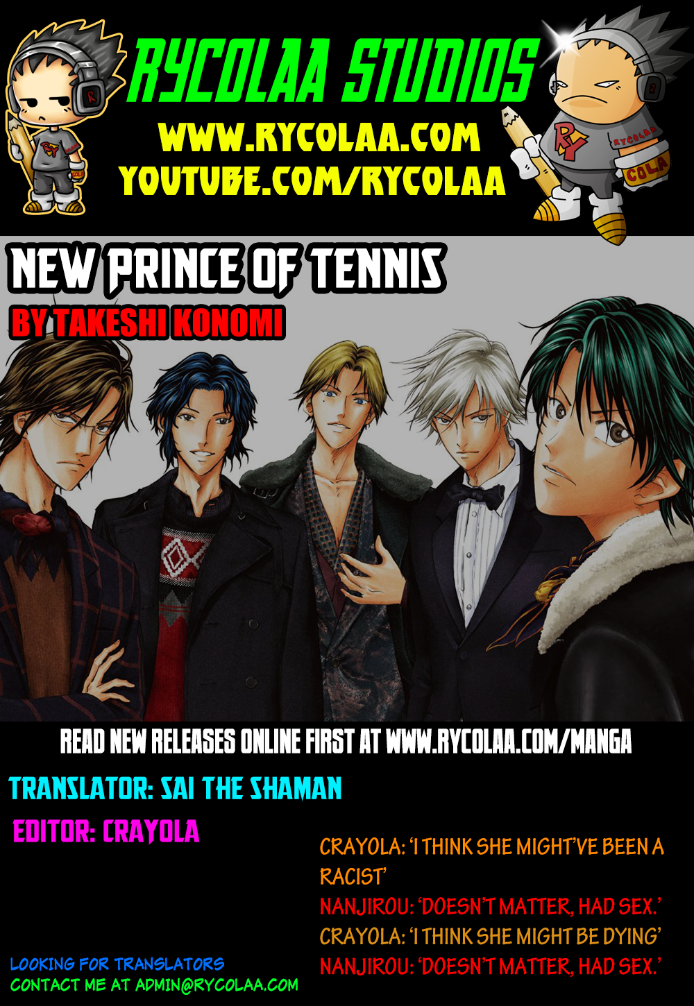 Read New Prince of Tennis Manga Online