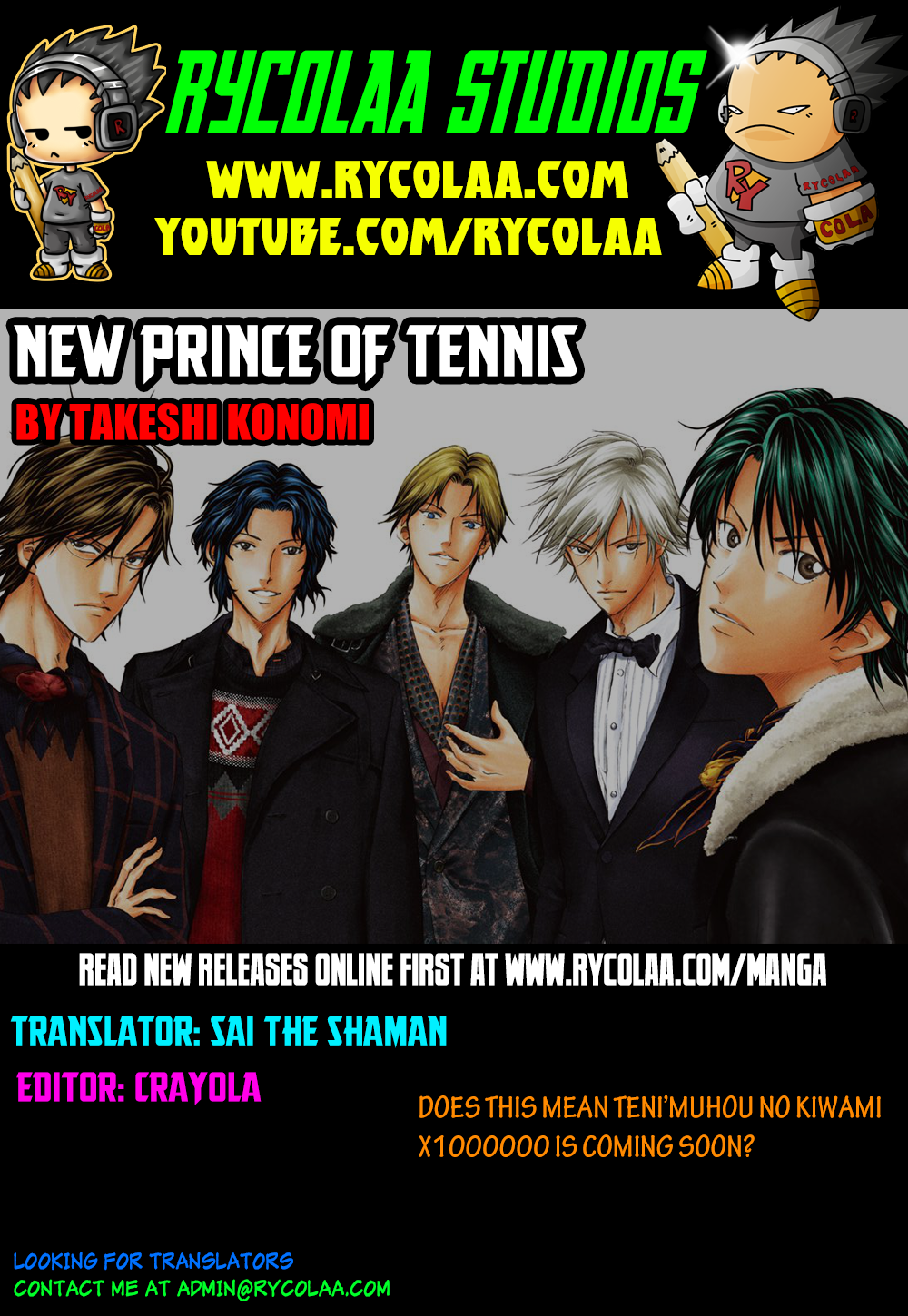Read New Prince of Tennis Manga Online