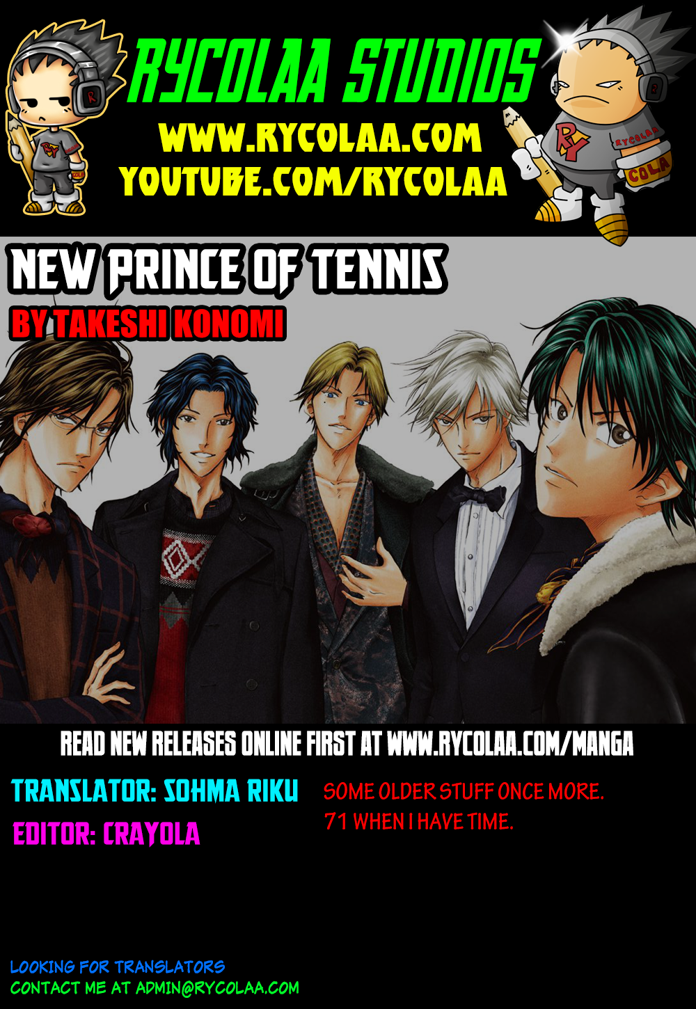 Read New Prince of Tennis Manga Online