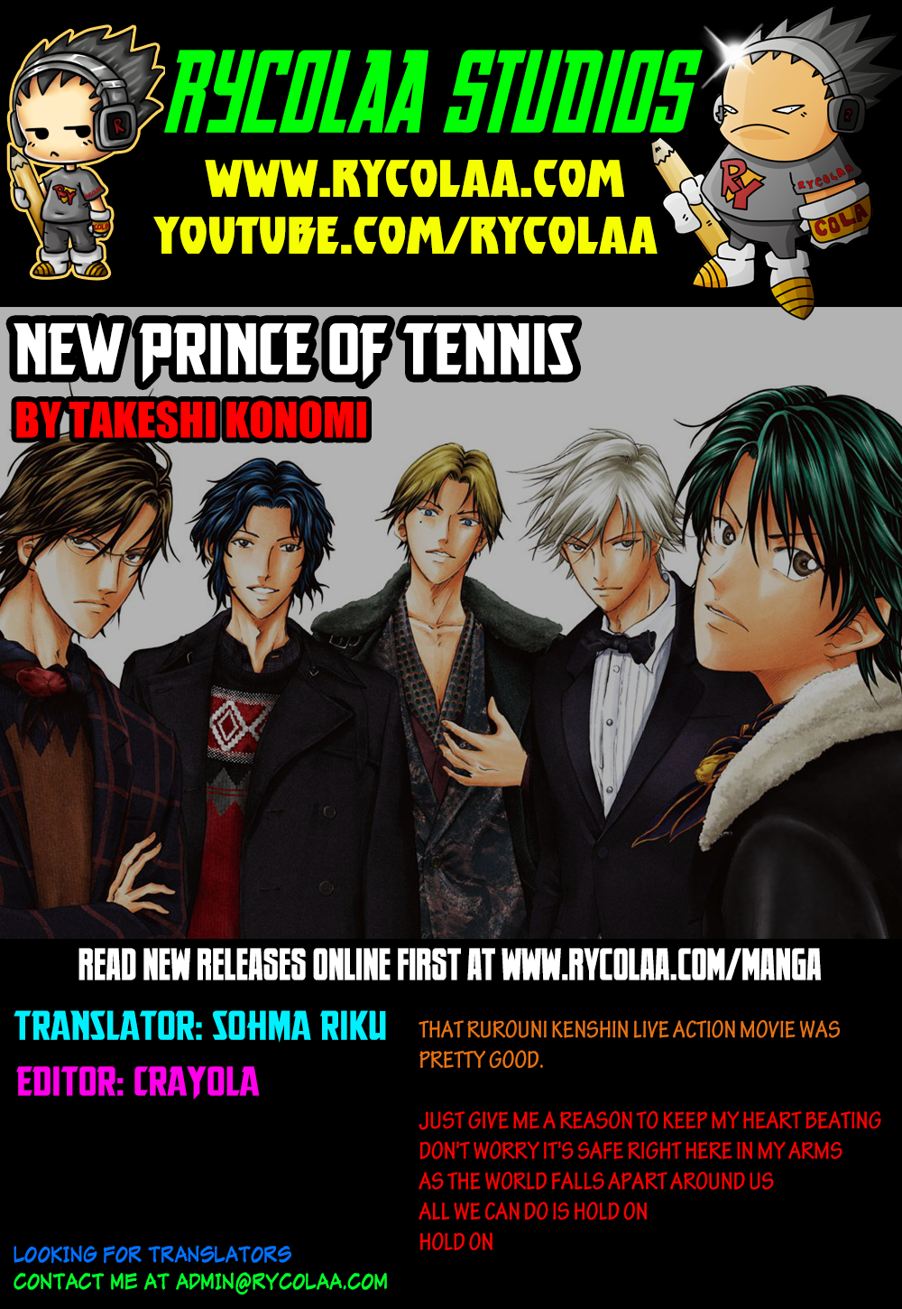 Read New Prince of Tennis Manga Online