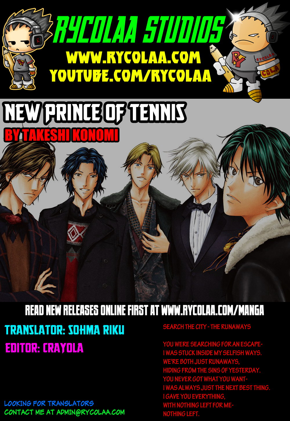 Read New Prince of Tennis Manga Online
