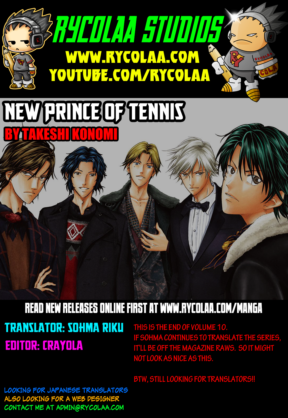 Read New Prince of Tennis Manga Online