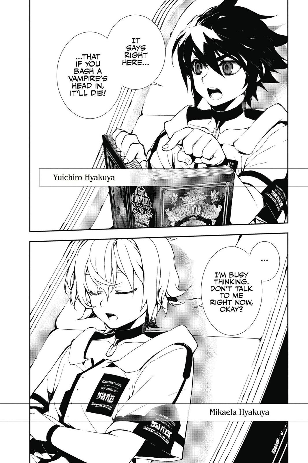 Read Seraph of the End Vampire Reign Manga Online
