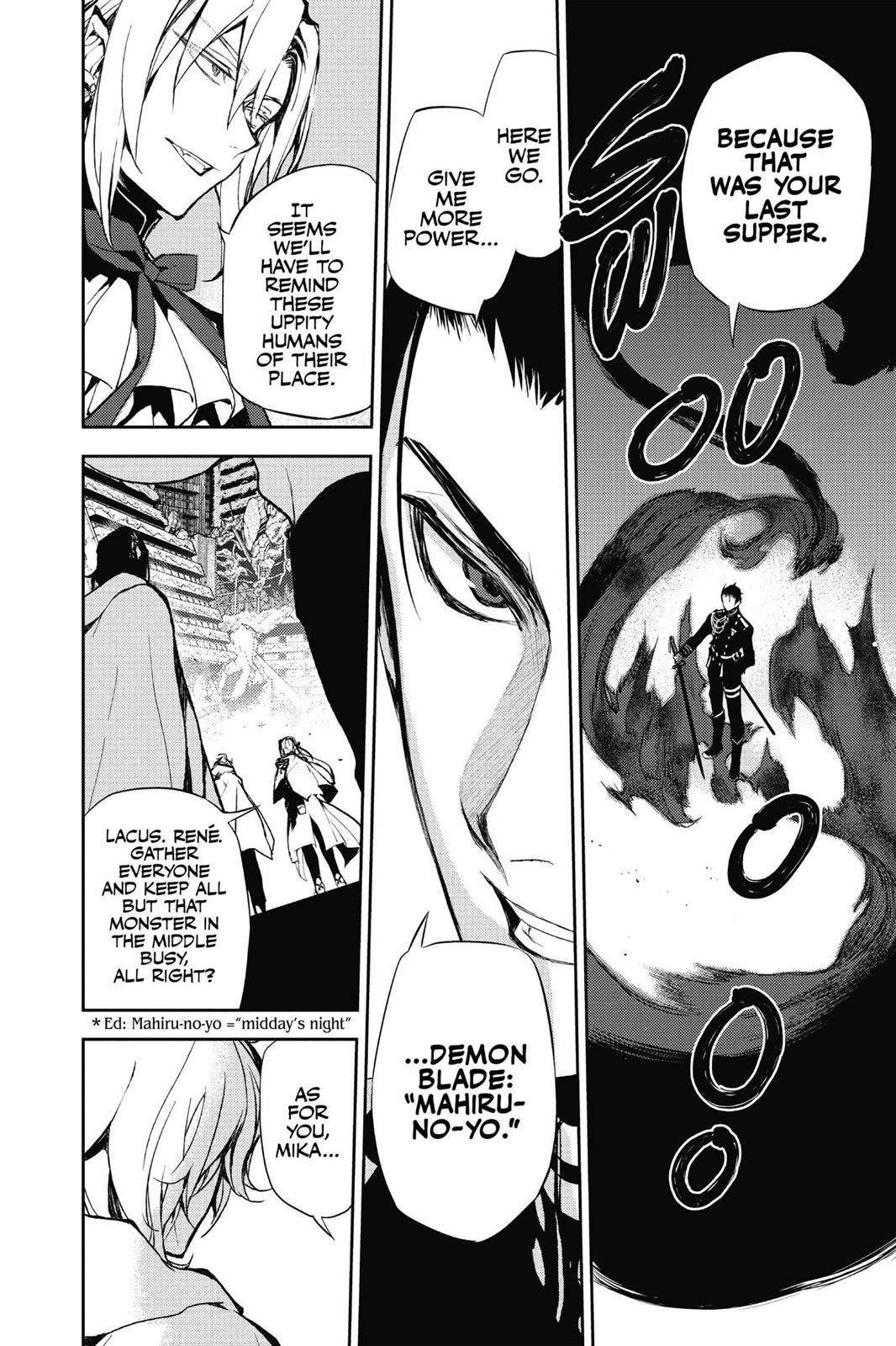 Read Seraph of the End Vampire Reign Manga Online