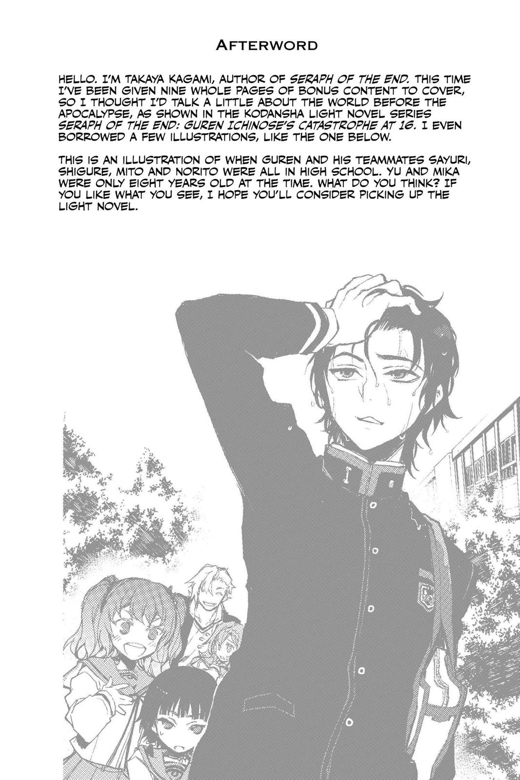 Read Seraph of the End Vampire Reign Manga Online