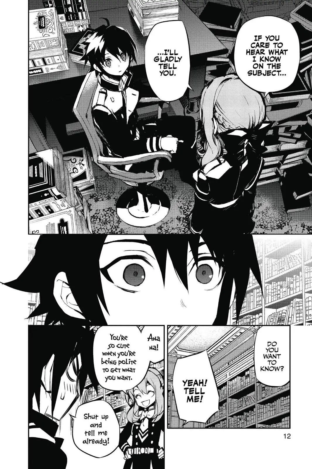 Read Seraph of the End Vampire Reign Manga Online