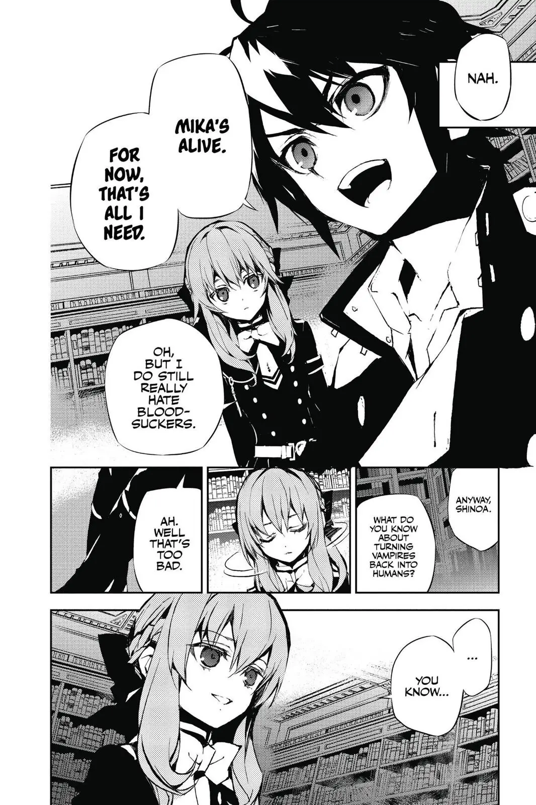 Read Seraph of the End Vampire Reign Manga Online