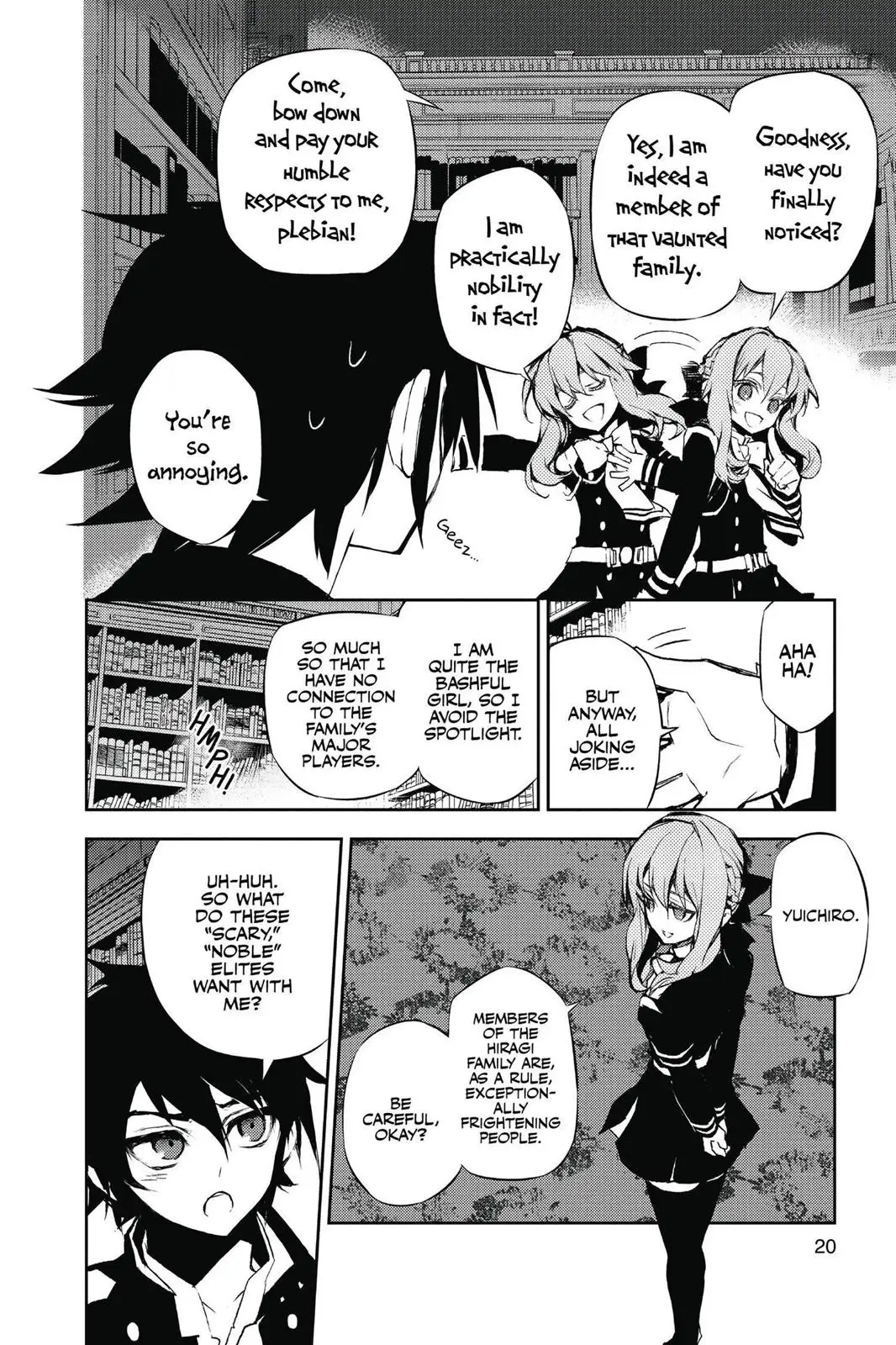 Read Seraph of the End Vampire Reign Manga Online