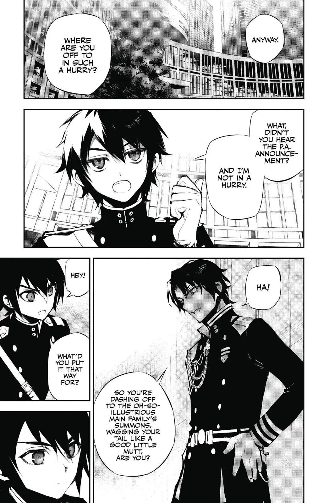 Read Seraph of the End Vampire Reign Manga Online
