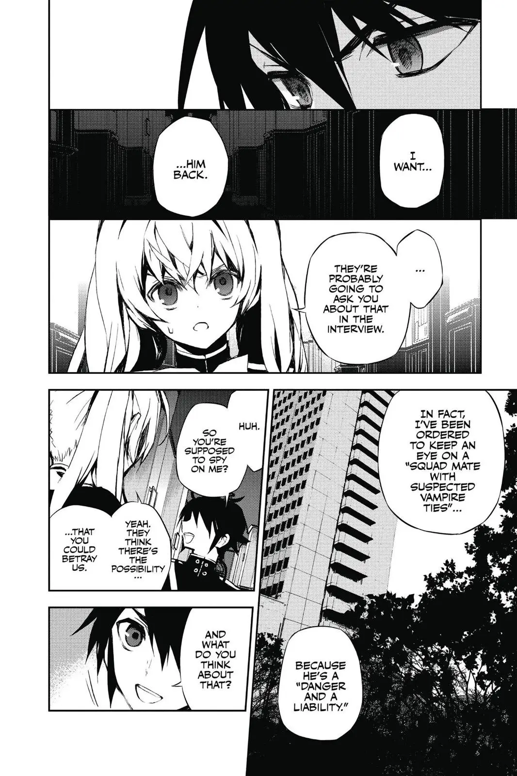 Read Seraph of the End Vampire Reign Manga Online
