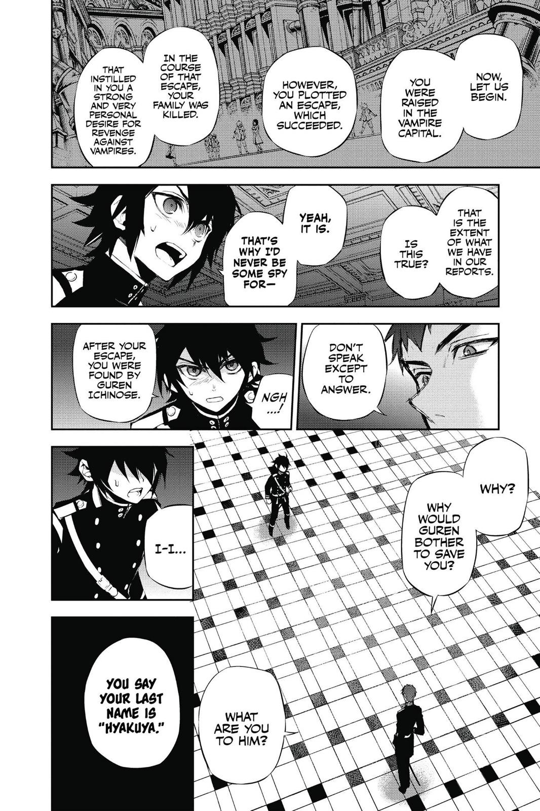 Read Seraph of the End Vampire Reign Manga Online
