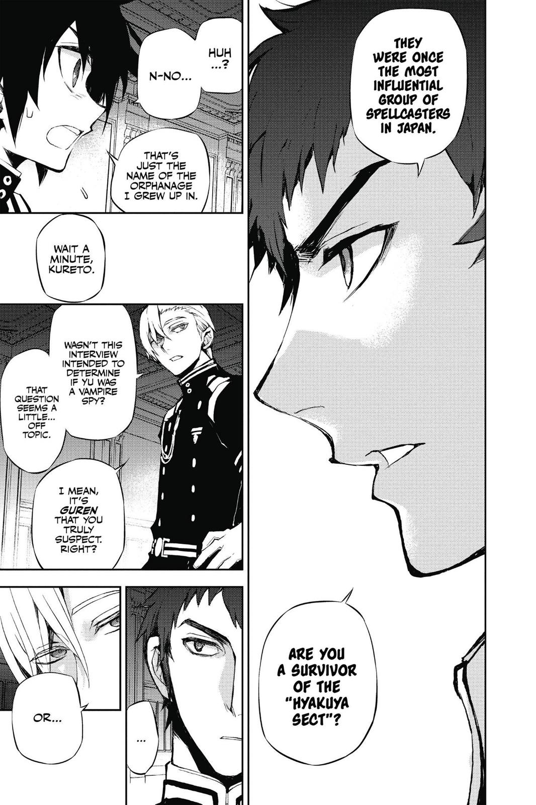 Read Seraph of the End Vampire Reign Manga Online
