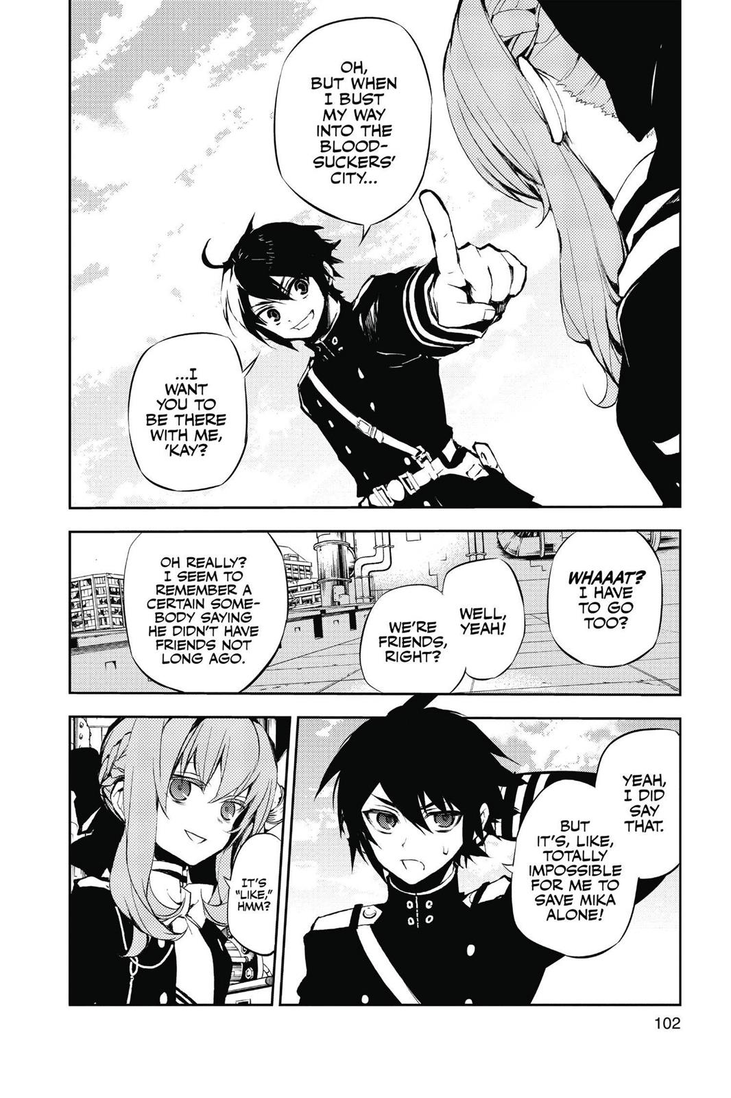 Read Seraph of the End Vampire Reign Manga Online