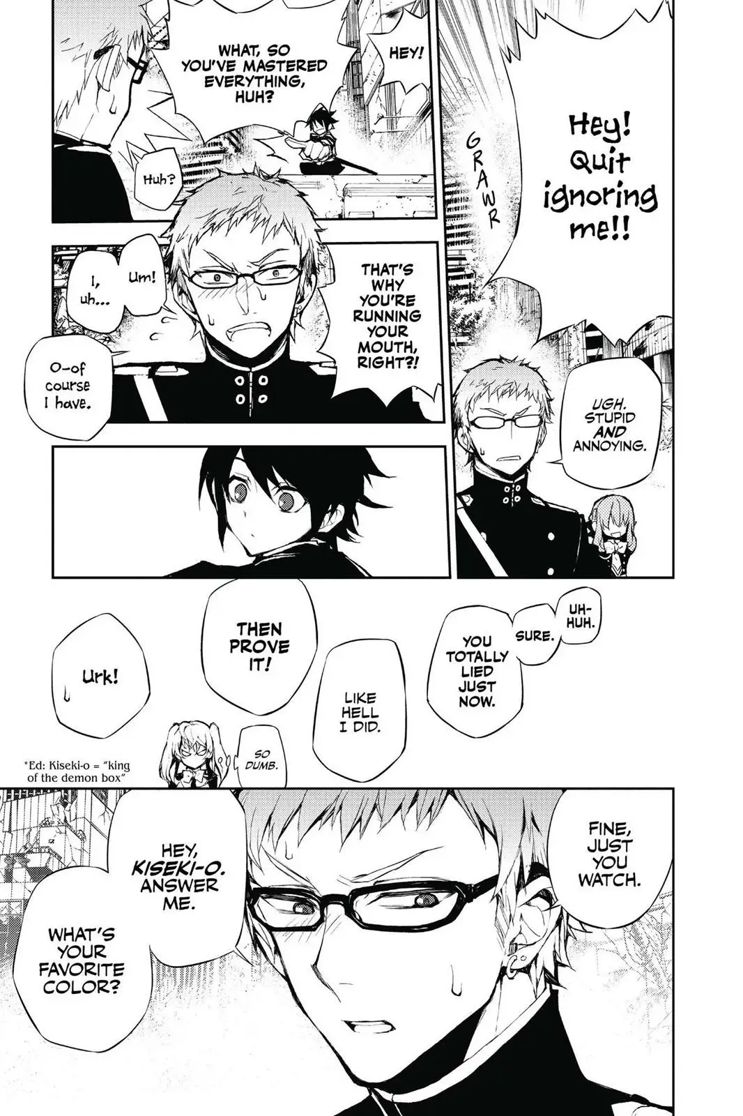 Read Seraph of the End Vampire Reign Manga Online