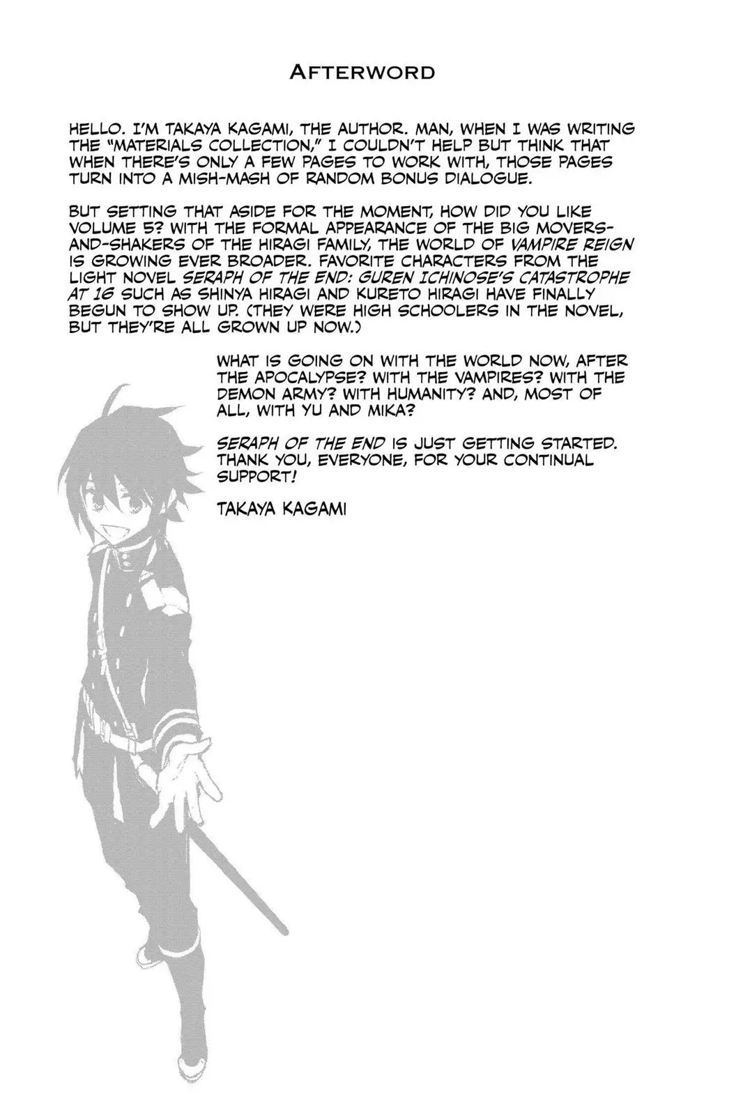 Read Seraph of the End Vampire Reign Manga Online