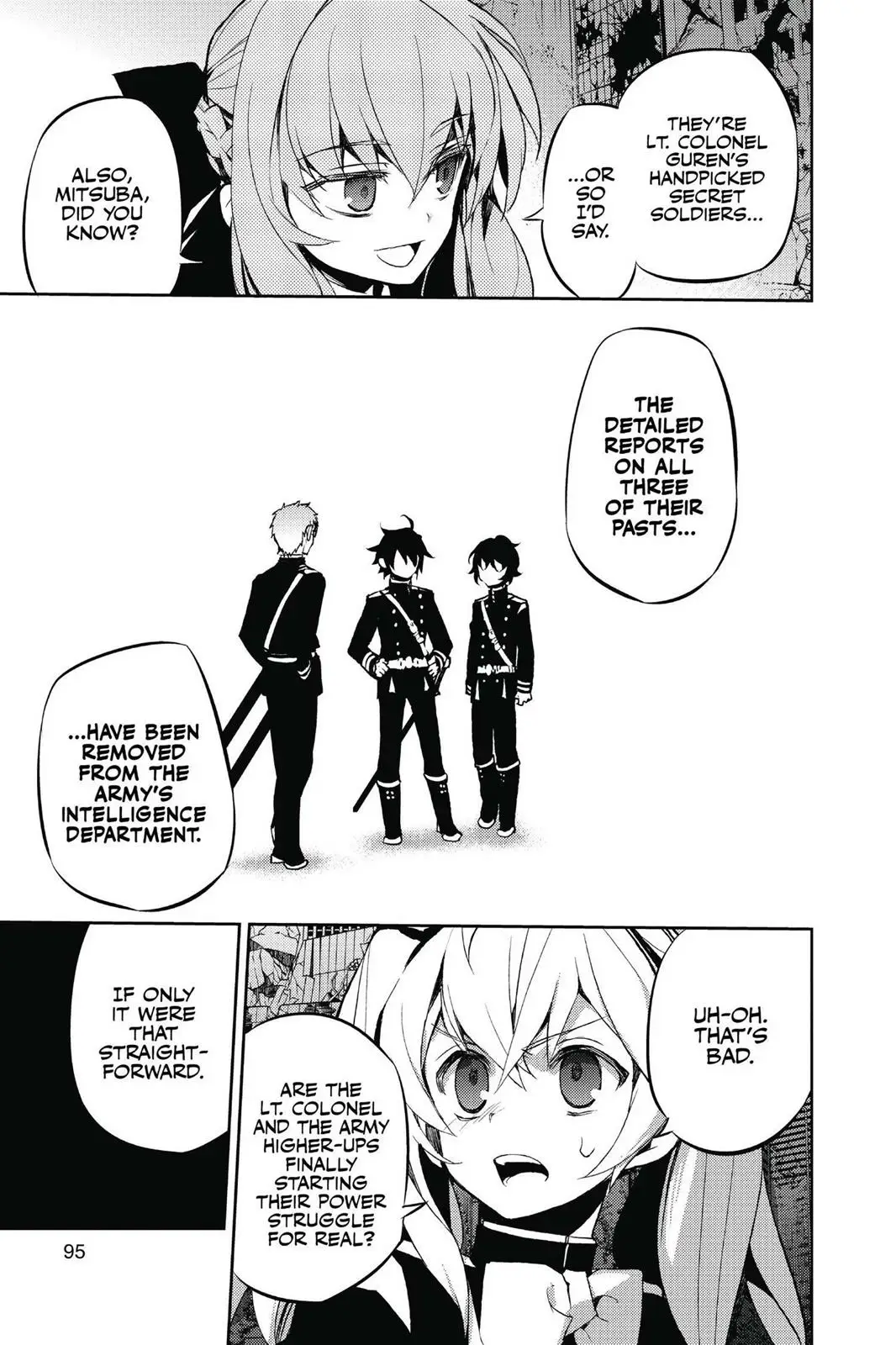 Read Seraph of the End Vampire Reign Manga Online