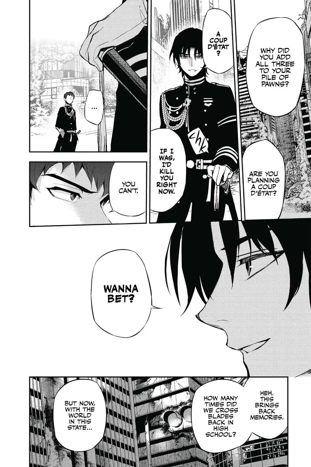 Read Seraph of the End Vampire Reign Manga Online