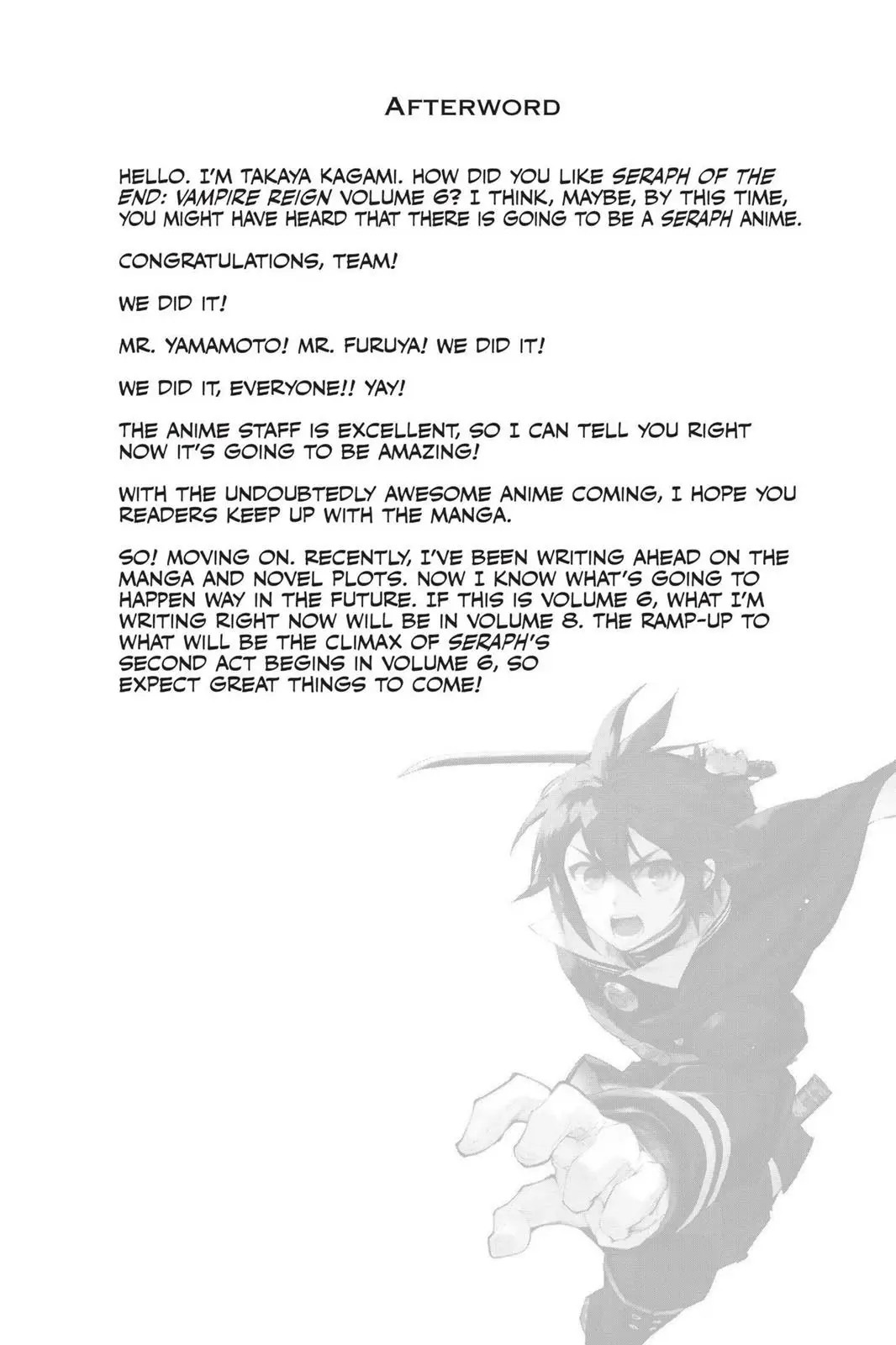 Read Seraph of the End Vampire Reign Manga Online