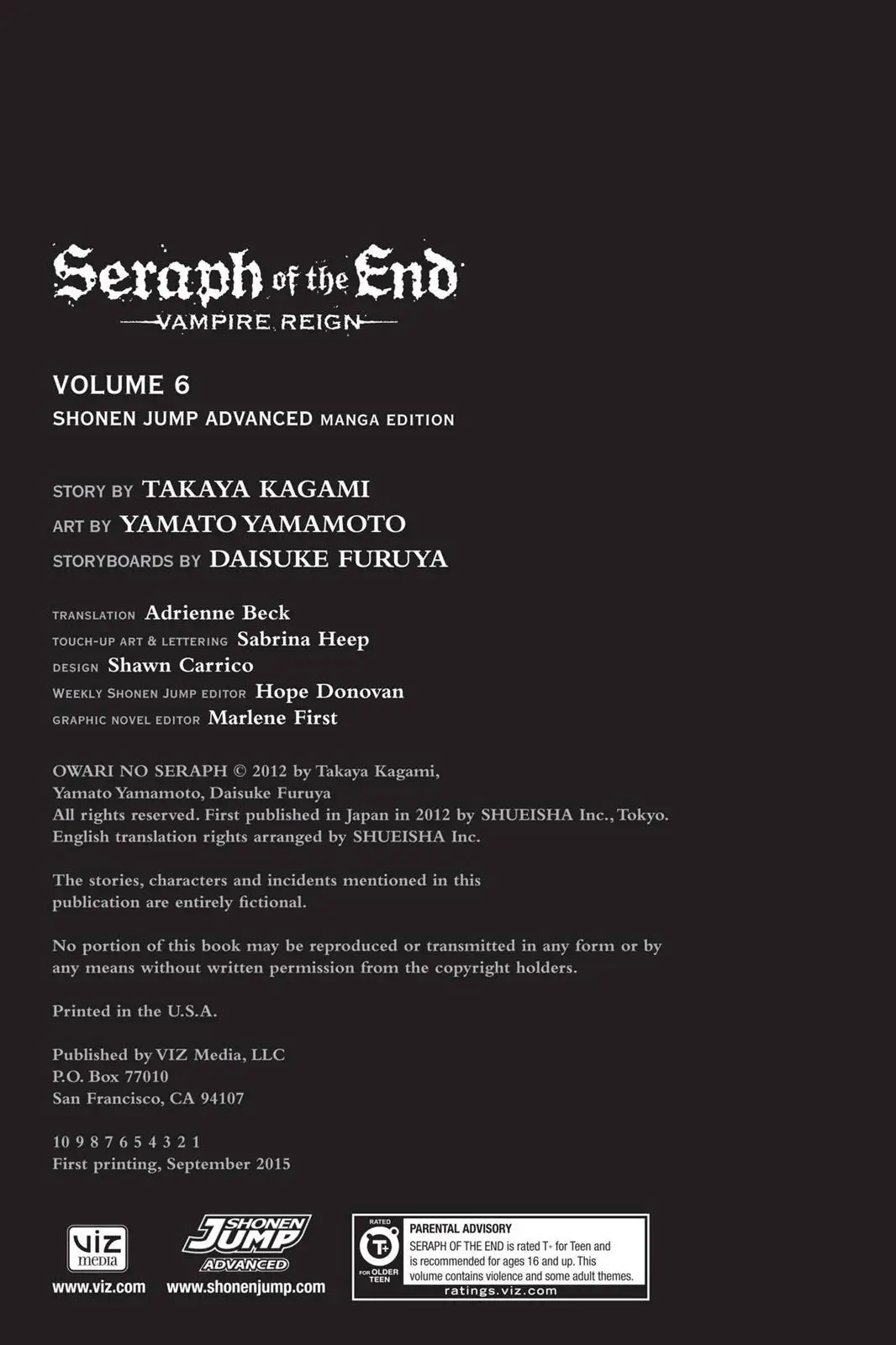 Read Seraph of the End Vampire Reign Manga Online