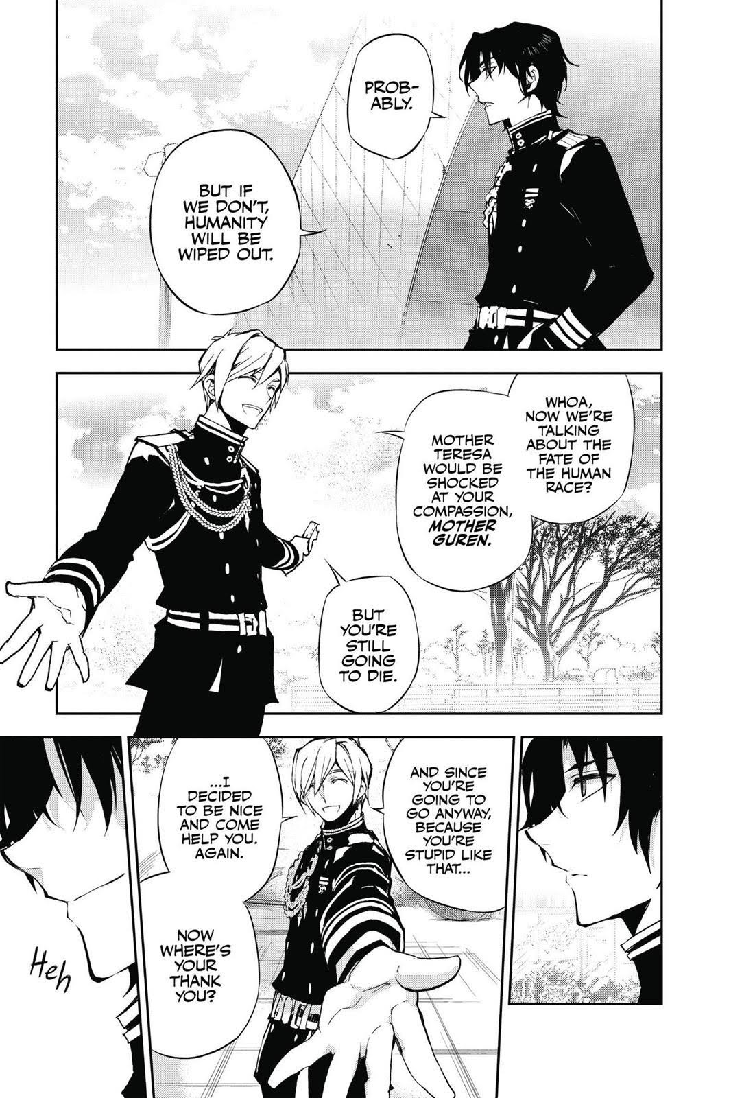 Read Seraph of the End Vampire Reign Manga Online