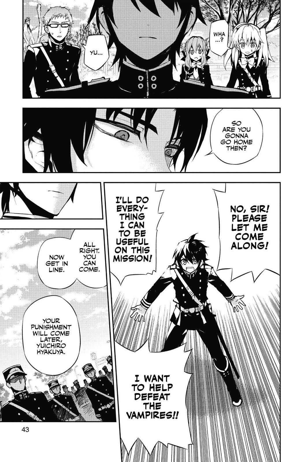 Read Seraph of the End Vampire Reign Manga Online