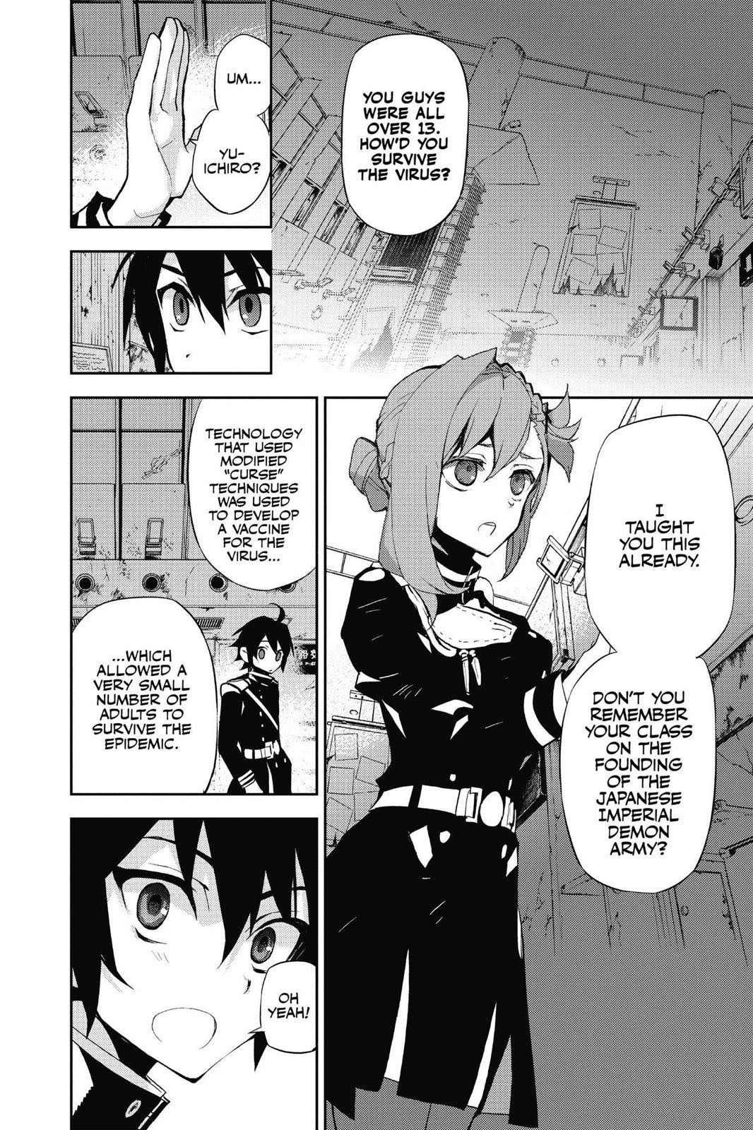Read Seraph of the End Vampire Reign Manga Online