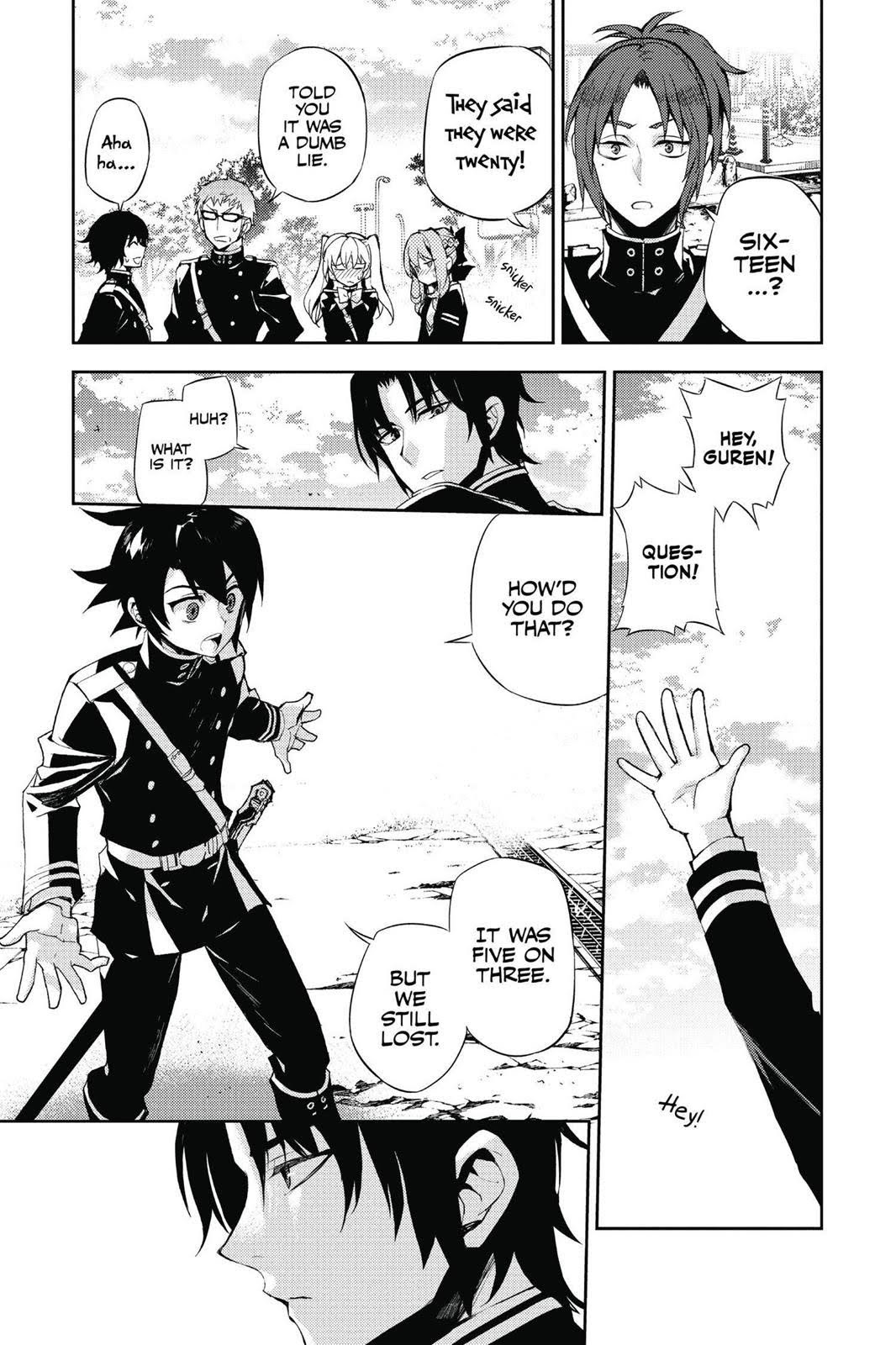 Read Seraph of the End Vampire Reign Manga Online