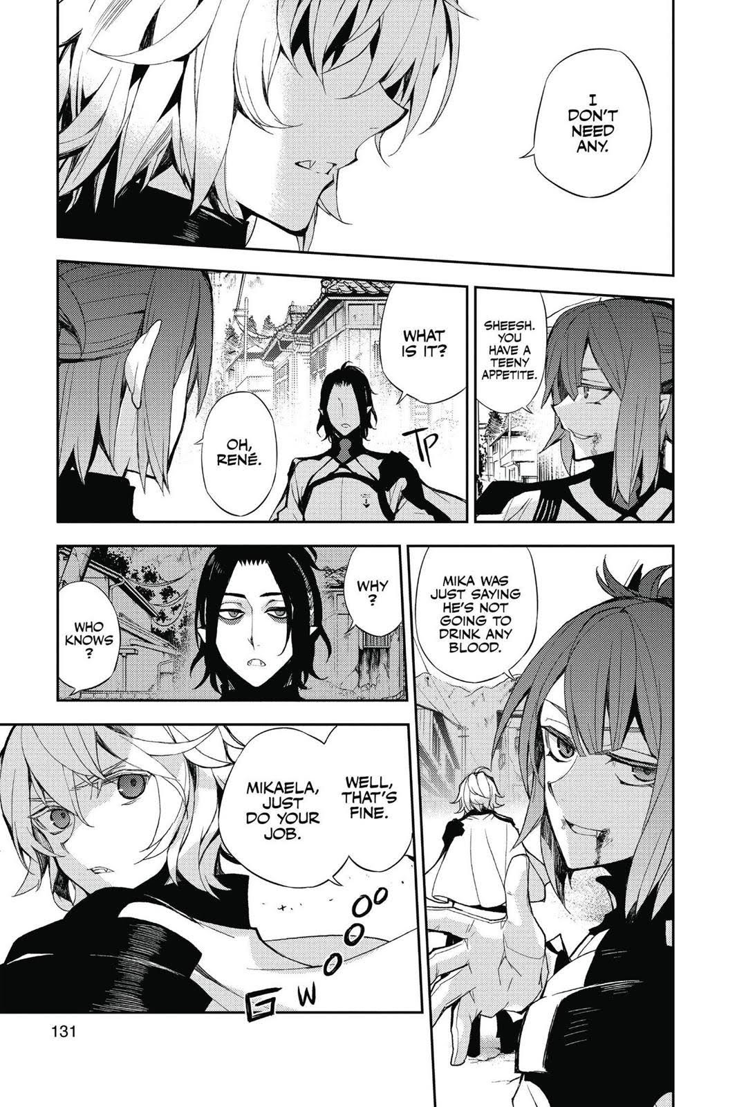 Read Seraph of the End Vampire Reign Manga Online