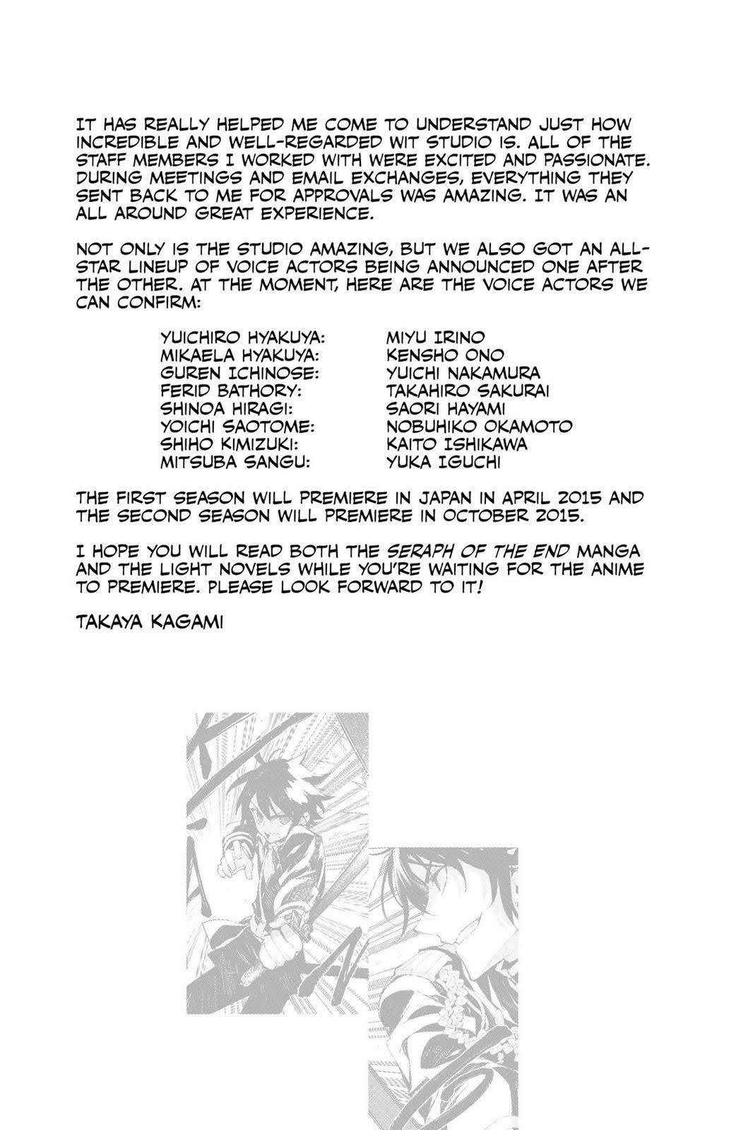 Read Seraph of the End Vampire Reign Manga Online