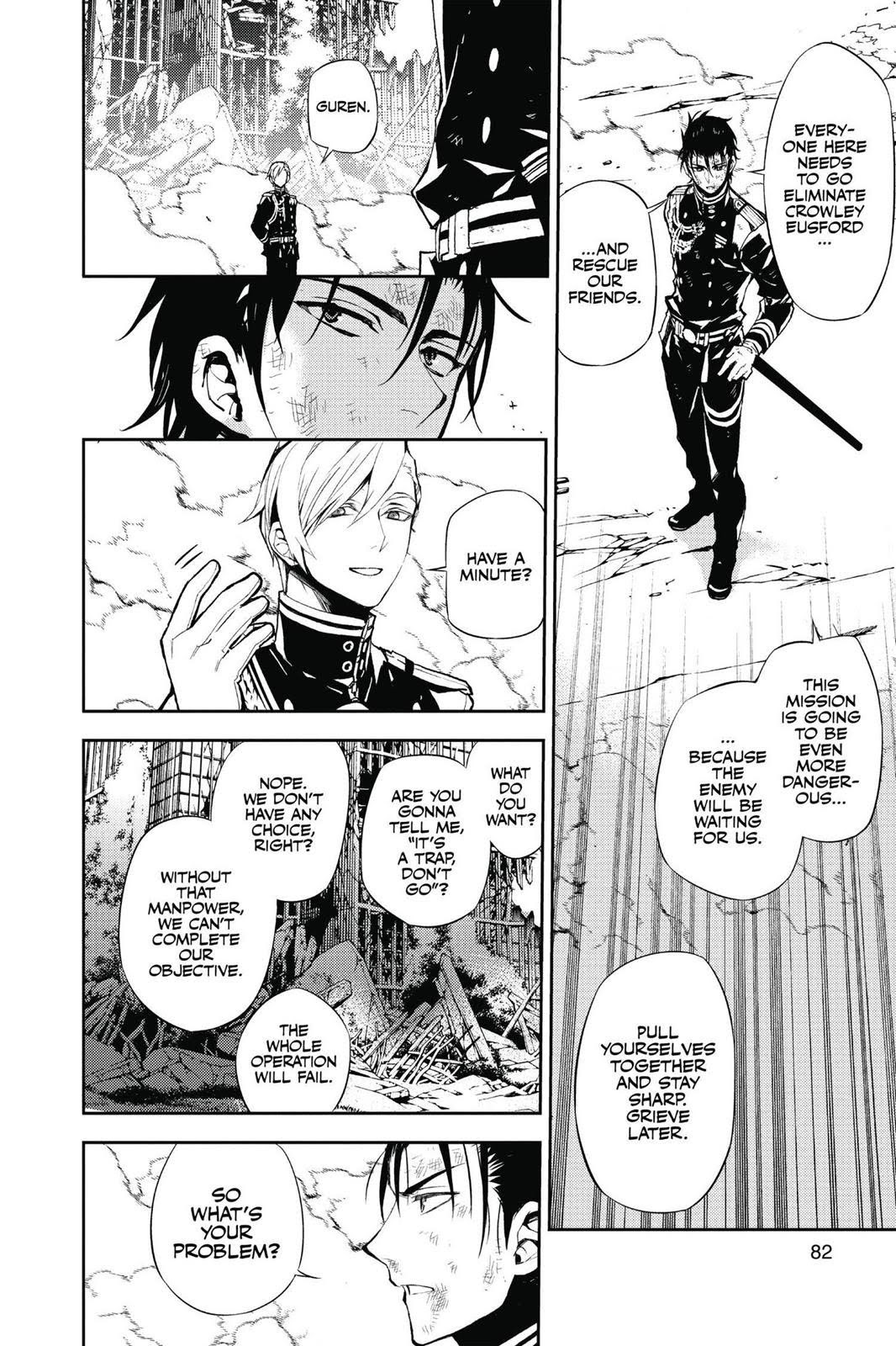 Read Seraph of the End Vampire Reign Manga Online